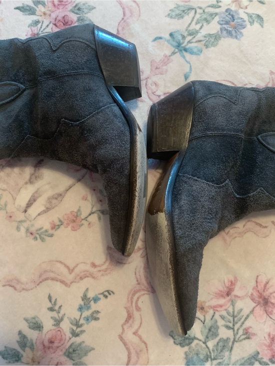 Isabel Marant Shoes - ISABEL MARANT Black Suede Western Ankle Boots